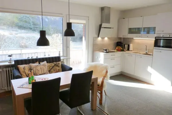 Küche / Küchenzeile Haus Seehund Ferienwohnung *Hörmann*