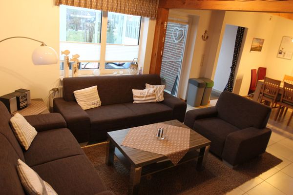  Ferienhaus Hus am Diek Otterndorf - Wohnzimmer