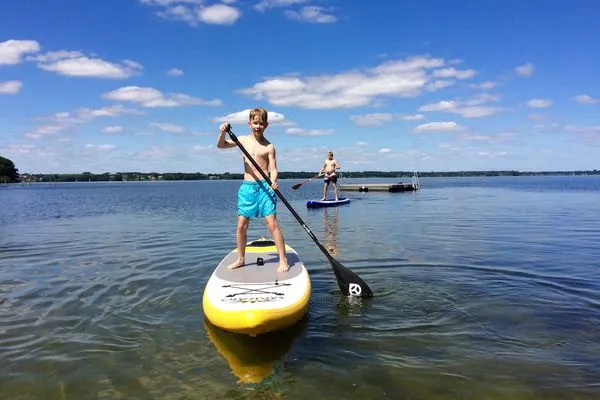 Sport / Aktivitäten  Ferienwohnung Waterkant direkt am Wittensee, mit SPIELSCHEUNE