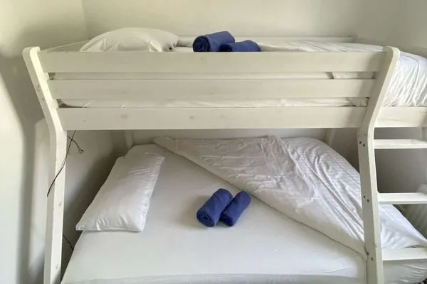 Schlafzimmer Ferienhäuser Siedlerstraße 11 Wangerooger Inselhäuschen