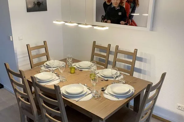 Essbereich Ferienhäuser Siedlerstraße 11 Wangerooger Inselhäuschen