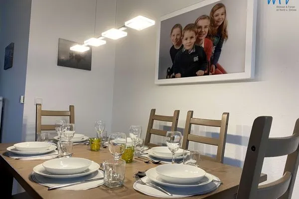 Essbereich Ferienhäuser Siedlerstraße 11 Wangerooger Inselhäuschen