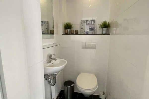 Gäste-WC Ferienhäuser Siedlerstraße 11 Wangerooger Inselhäuschen