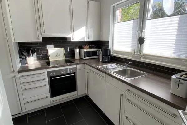 Küche / Küchenzeile Ferienhäuser Siedlerstraße 11 Wangerooger Inselhäuschen