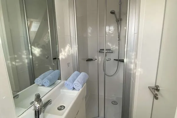 Badezimmer Ferienhäuser Siedlerstraße 11 Wangerooger Inselhäuschen