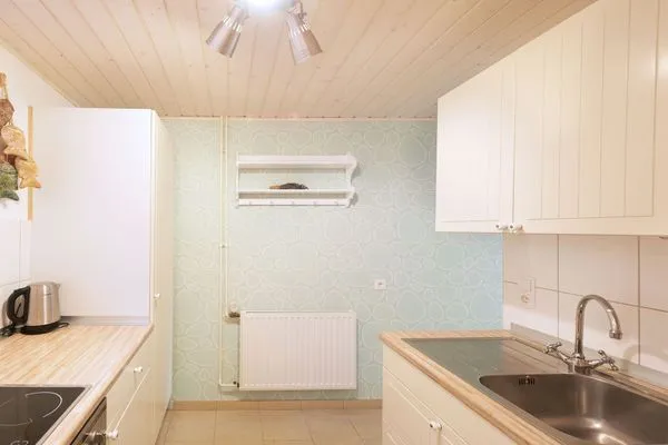 Küche / Küchenzeile  Ferienwohnung Brise 5, mit SPIELSCHEUNE direkt am Wittensee