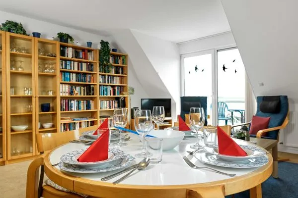 Living room Residenz am Yachthafen Hafenkieker