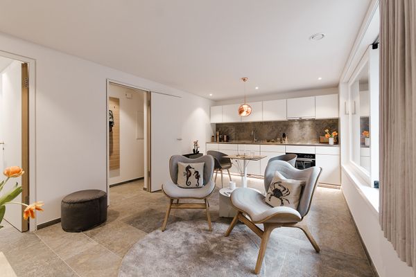 Refugium zum Hohen Ufer GrasZart Ahrenshoop - Wohnzimmer