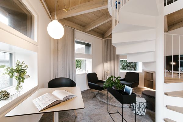 Refugium zum Hohen Ufer LichtZeit Ahrenshoop - Wohnzimmer