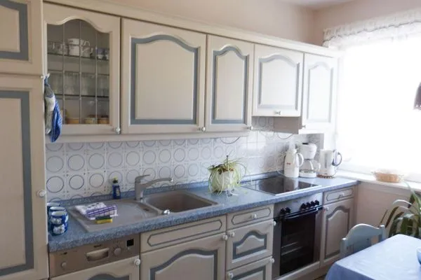 Küche / Küchenzeile Haus Nordenlicht Ferienwohnung „Naujokat"