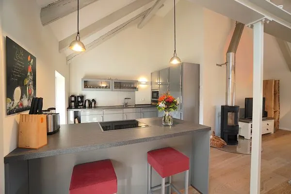 Wohnzimmer  Ferienwohnung Am Apfelbaum - romantische Remise direkt am Golfplatz und der Schlei