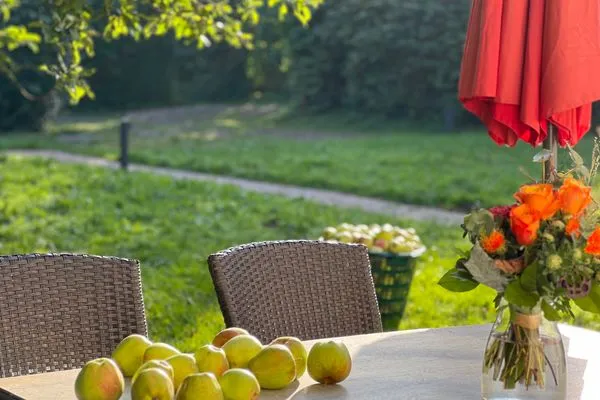 Dekoratives Detail  Ferienwohnung Am Apfelbaum - romantische Remise direkt am Golfplatz und der Schlei