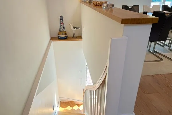 Wohnzimmer  Ferienwohnung Am Apfelbaum - romantische Remise direkt am Golfplatz und der Schlei