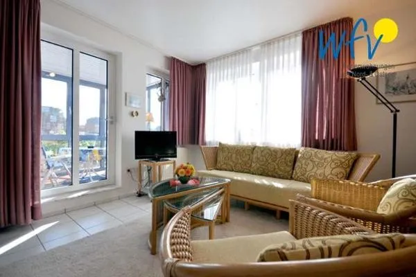 Wohnzimmer Haus Dünenblick Ferienwohnung 4