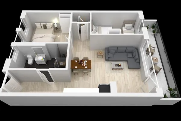 Grundriss Gebirgsresort Ferienwohnung Kobel