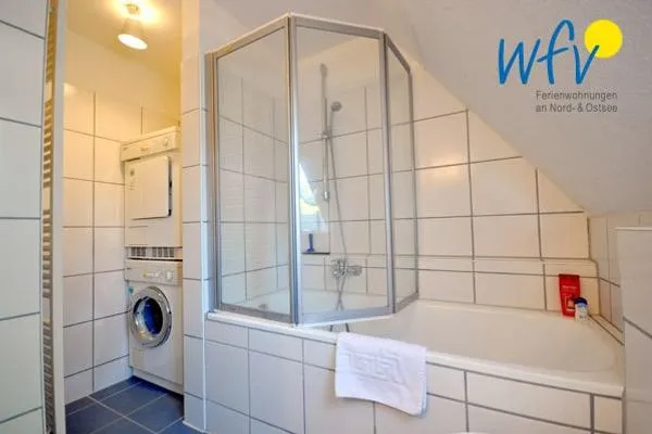 Badezimmer Ferienhaus Friesenblick Ferienwohnung 2
