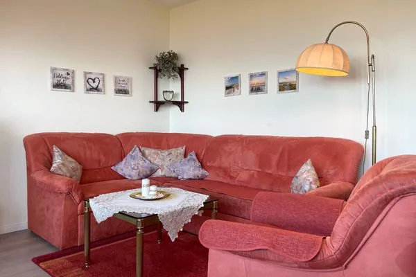 Strandhochhaus Sahlenburg FeWo J12 Sahlenburg - Wohnzimmer