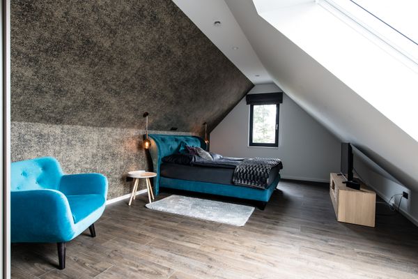 Ocean House Penthousewohnung Wolke 7 mit Whirlpool Timmendorf - Schlafzimmer