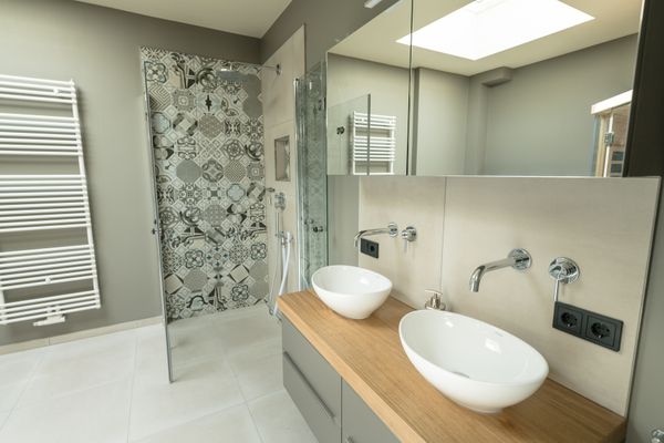 Heaven House Penthousewohnung Sterngucker - mit Whirlpool Timmendorf - Badezimmer