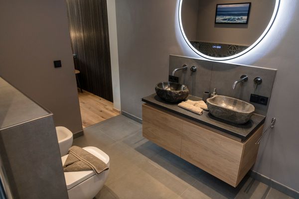 Wellness House Oase-Spa - mit Whirlpool Timmendorf - Badezimmer