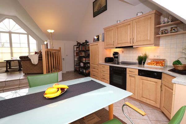 AM LEUCHTFEUER Haus Seeblick, App. 04 Ostseebad Wustrow - Küche / Küchenzeile