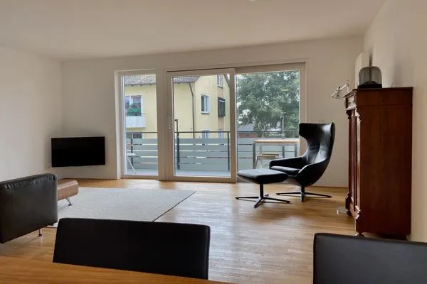 Multi-Fewo Haus Obere Ebenhalde Ferienwohnung ZOOM Wasserburg - Wohnbereich