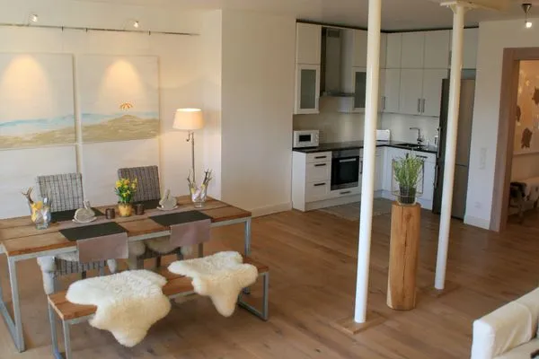 Multi-Fewo-Haus Maximilianstraße Ferienwohnung Luxus Loft Lindau Insel - Wohnbereich