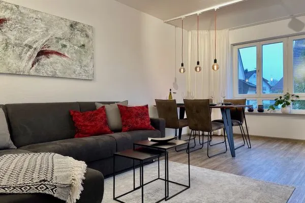  Ferienwohnung Fischerstrasse Langenargen - Wohnbereich