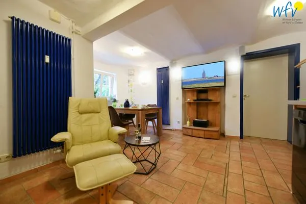 Wohnzimmer Villa Fredeborg Ferienwohnung Mia