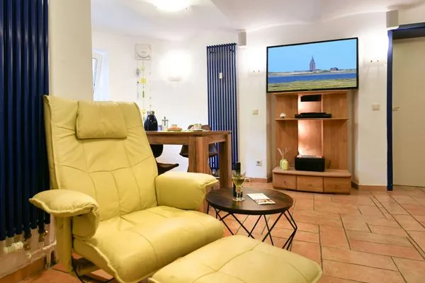 Wohnzimmer Villa Fredeborg Ferienwohnung Mia