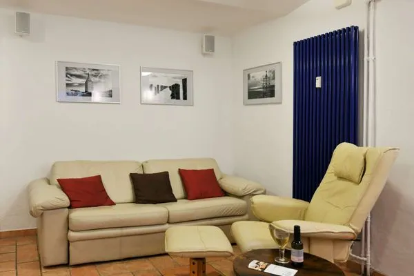 Wohnzimmer Villa Fredeborg Ferienwohnung Mia