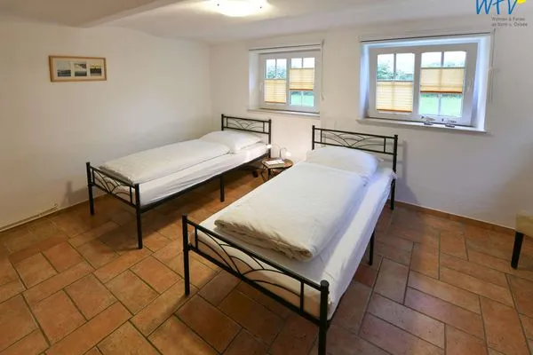 Schlafzimmer Villa Fredeborg Ferienwohnung Mia