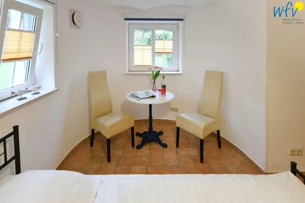 Schlafzimmer Villa Fredeborg Ferienwohnung Mia