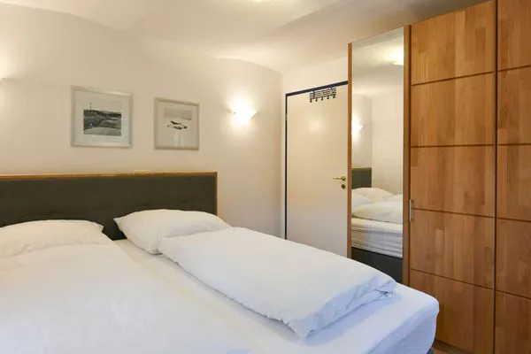 Schlafzimmer Villa Fredeborg Ferienwohnung Mia