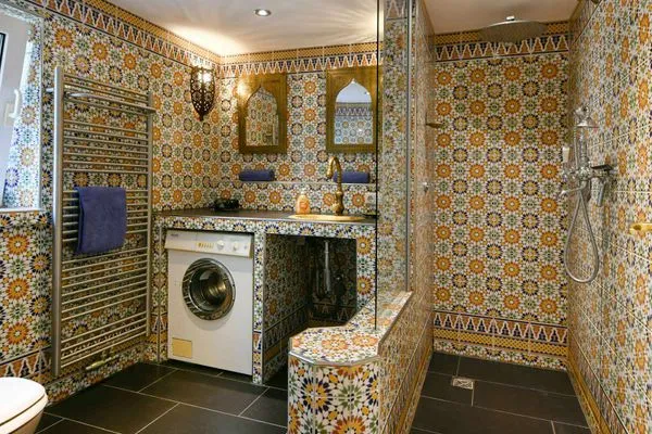 Badezimmer Villa Fredeborg Ferienwohnung Mia