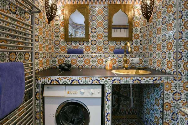 Badezimmer Villa Fredeborg Ferienwohnung Mia