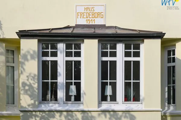 Fassade / Eingang Villa Fredeborg Ferienwohnung Mia