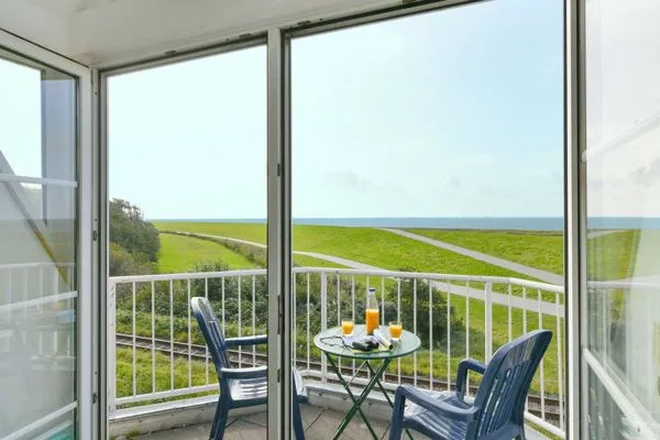 Balkon Haus Lagune am Wattenmeer Ferienwohnung 11