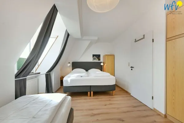 Schlafzimmer Haus Lagune am Wattenmeer Ferienwohnung 11