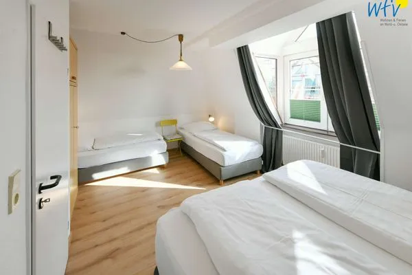 Schlafzimmer Haus Lagune am Wattenmeer Ferienwohnung 11