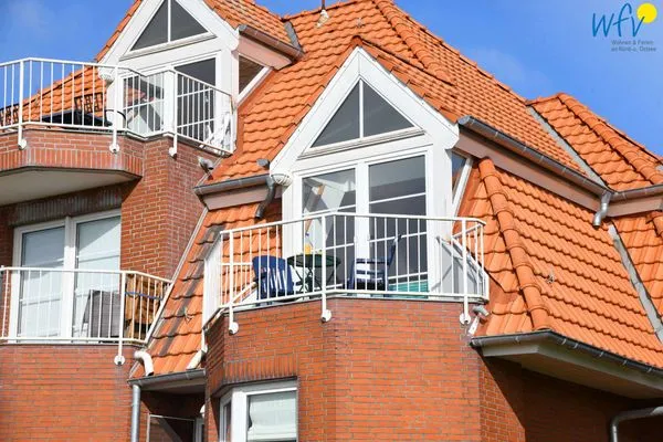 Balkon Haus Lagune am Wattenmeer Ferienwohnung 11