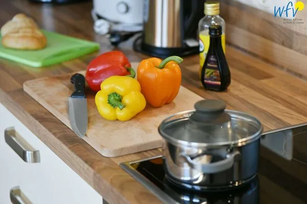 Küche / Küchenzeile Kleine Pinkenburg Ferienwohnung Nord