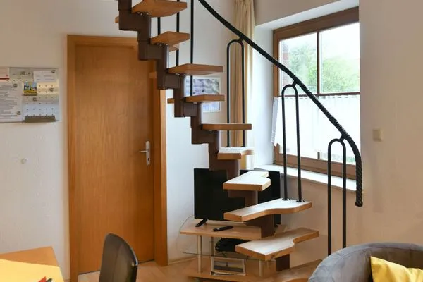 Wohnzimmer Kleine Pinkenburg Ferienwohnung Nord