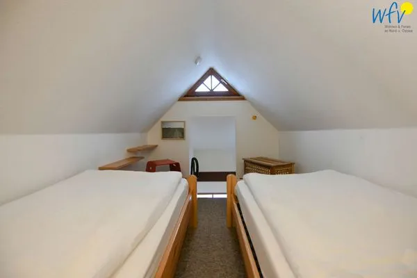 Schlafzimmer Kleine Pinkenburg Ferienwohnung Nord