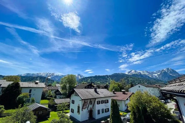Blick auf Sehenswürdigkeit  Alpenkate