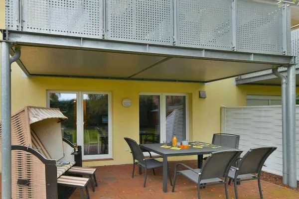 Terrasse Residenz am Süddeich Ferienwohnung 2