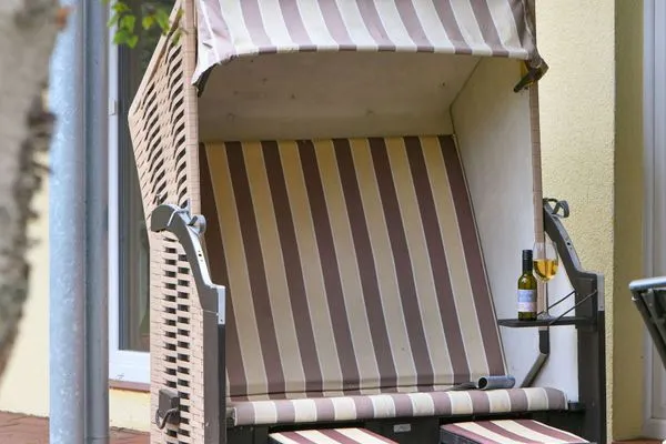 Terrasse Residenz am Süddeich Ferienwohnung 2