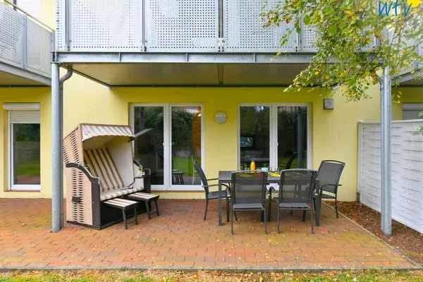 Terrasse Residenz am Süddeich Ferienwohnung 2
