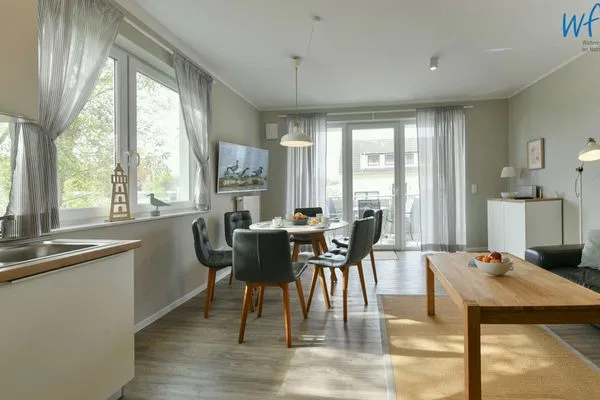 Wohnzimmer Residenz Helena Ferienwohnung Osterhus