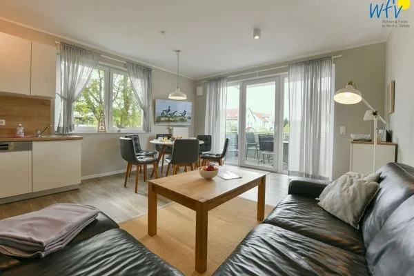 Wohnzimmer Residenz Helena Ferienwohnung Osterhus